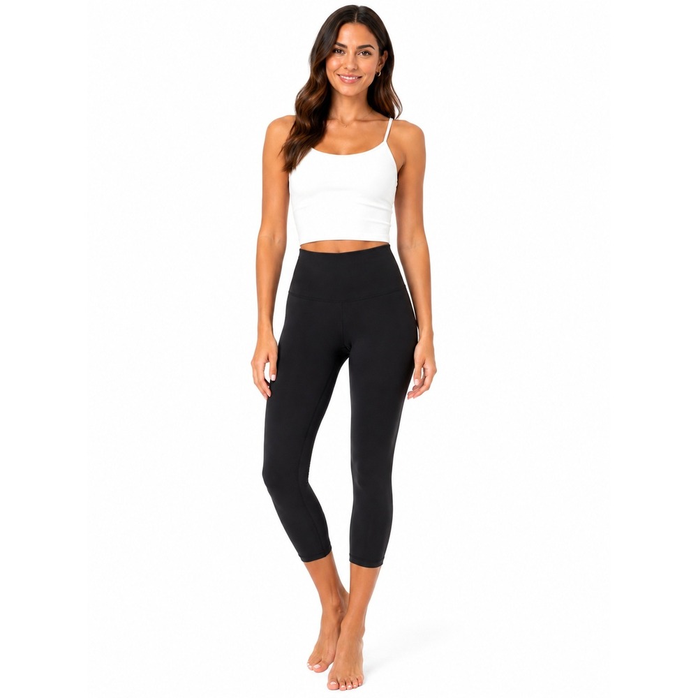 Lululemon Black High Rise Capri Leggings XS Small Athletic Pants like new